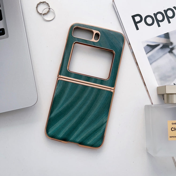 For Motorola Moto Razr 2022 Nano Electroplating Protective Phone Case(Green Grass) - Motorola Cases by buy2fix | Online Shopping UK | buy2fix