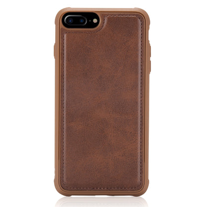 For iPhone 6 Plus / 7 Plus / 8 Plus Multifunctional Detachable Magnetic Horizontal Flip Leather Case with Card Slots & Holder & Wallet & Photo Frame(Coffee) - More iPhone Cases by buy2fix | Online Shopping UK | buy2fix