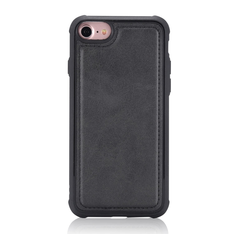 For iPhone 6 / 7 / 8 Multifunctional Detachable Magnetic Horizontal Flip Leather Case with Card Slots & Holder & Wallet & Photo Frame(Black) - More iPhone Cases by buy2fix | Online Shopping UK | buy2fix