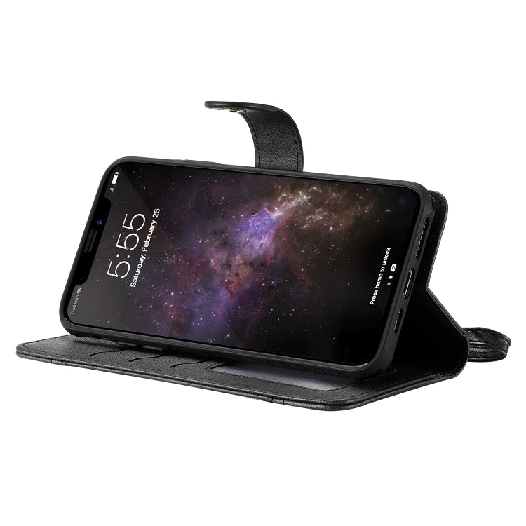 For iPhone 11 Pro Max Multifunctional Detachable Magnetic Horizontal Flip Leather Case with Card Slots & Holder & Wallet & Photo Frame(Black) - iPhone 11 Pro Max Cases by buy2fix | Online Shopping UK | buy2fix