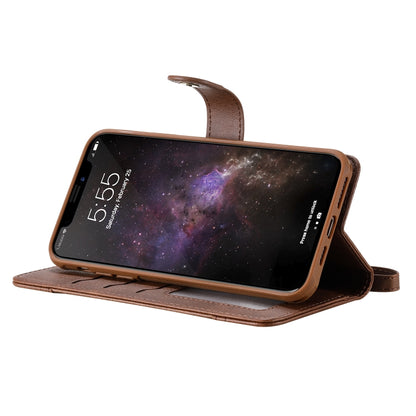 For iPhone 11 Pro Max Multifunctional Detachable Magnetic Horizontal Flip Leather Case with Card Slots & Holder & Wallet & Photo Frame(Coffee) - iPhone 11 Pro Max Cases by buy2fix | Online Shopping UK | buy2fix