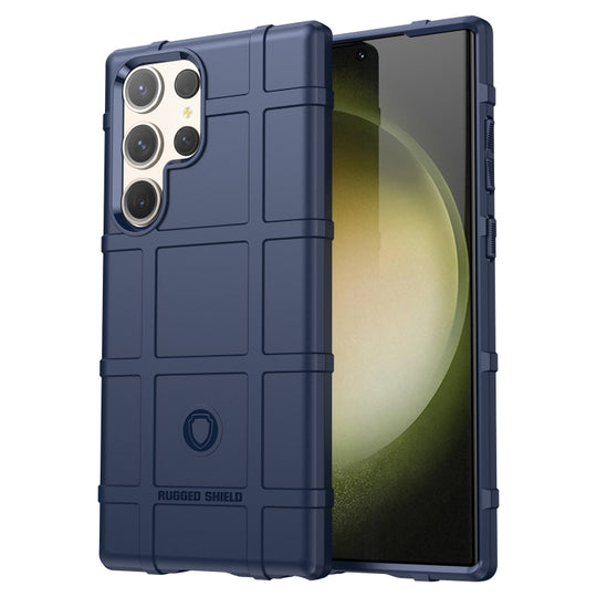 For Samsung Galaxy S23 Ultra 5G Full Coverage Shockproof TPU Phone Case(Blue)