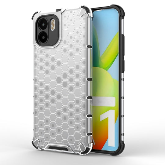For Xiaomi Redmi A1 Shockproof Honeycomb PC + TPU Phone Case(White)