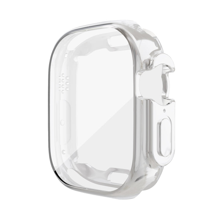 For Apple Watch 9 / 8 / 7 45mm All-inclusive Plating TPU Shockproof Case(Silvery) by buy2fix