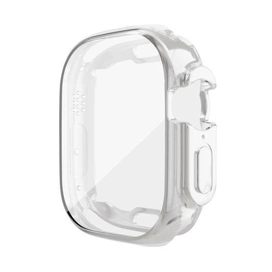 For Apple Watch 9 / 8 / 7 45mm All-inclusive Plating TPU Shockproof Case(Silvery) by buy2fix