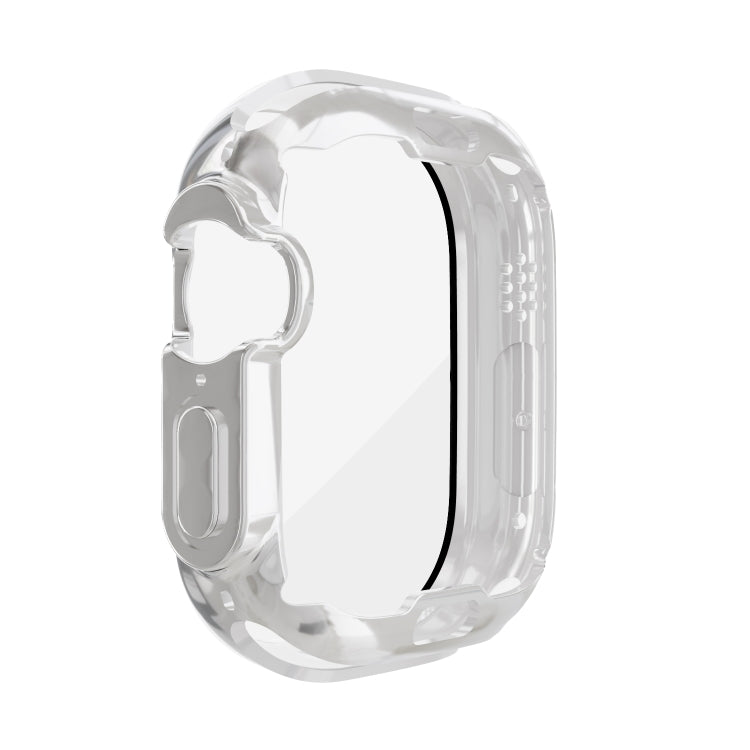 For Apple Watch 9 / 8 / 7 45mm All-inclusive Plating TPU Shockproof Case(Silvery) by buy2fix