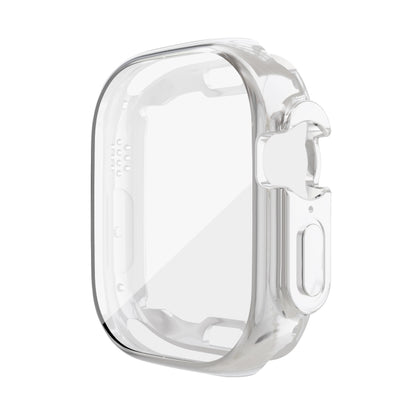 For Apple Watch 9 / 8 / 7 41mm All-inclusive Plating TPU Shockproof Case(Silvery) by buy2fix