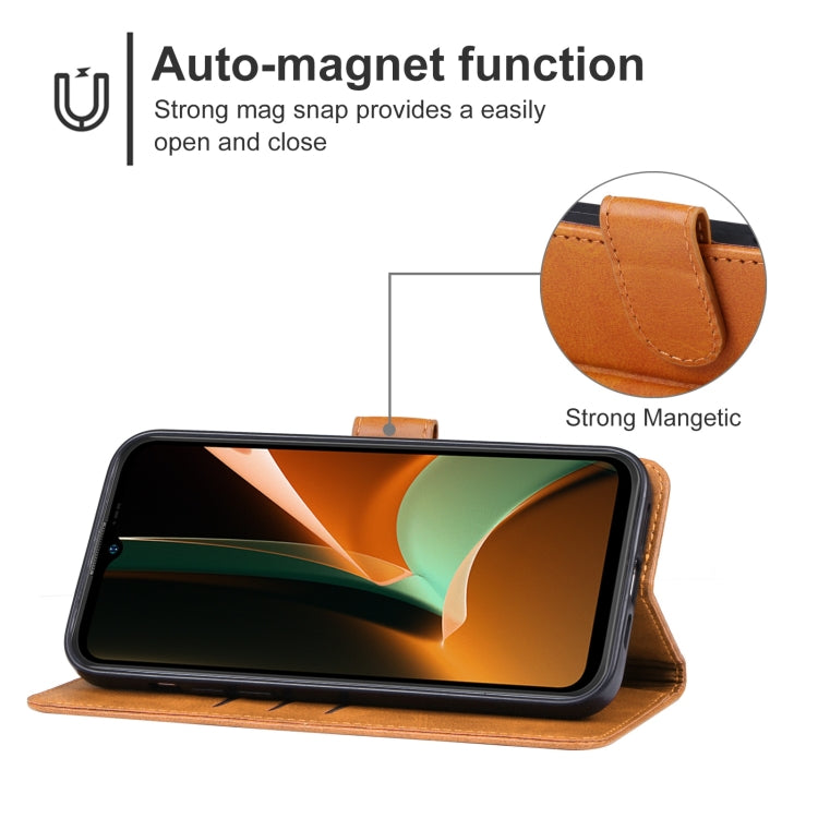 For Ulefone Armor 17 Pro Leather Phone Case(Brown) - Ulefone Cases by buy2fix | Online Shopping UK | buy2fix