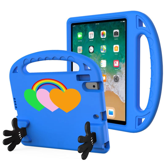 For iPad Air / Air 2 / 9.7 2017 / 9.7 2018 Love Small Palm Holder EVA Tablet Case(Blue) - iPad 9.7 (2018) & (2017) Cases by buy2fix | Online Shopping UK | buy2fix