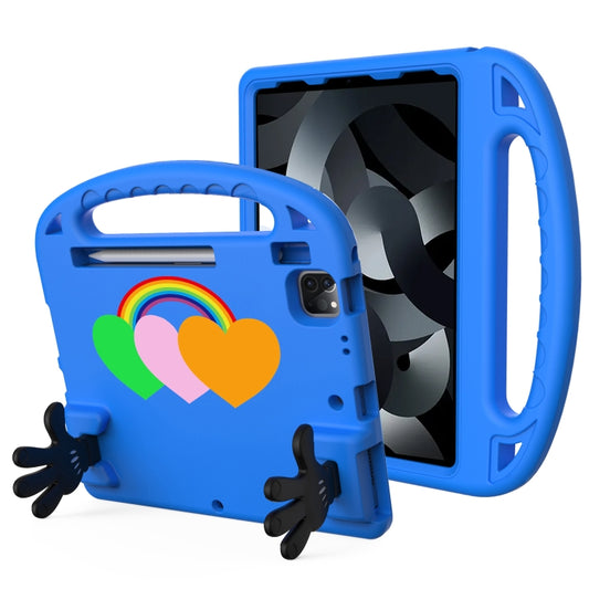 For iPad Air 2022/ 2020 10.9 Love Small Palm Holder EVA Tablet Case(Blue) - iPad Air (2022) / (2020) 10.9 Cases by buy2fix | Online Shopping UK | buy2fix