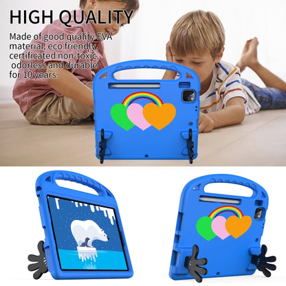 For iPad Air 2022/ 2020 10.9 Love Small Palm Holder EVA Tablet Case(Blue) - iPad Air (2022) / (2020) 10.9 Cases by buy2fix | Online Shopping UK | buy2fix