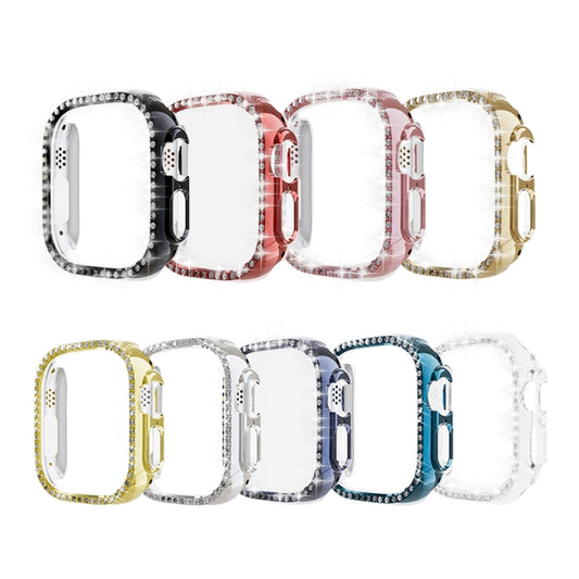 For Apple Watch Ultra 3 / 2 / 1 49mm Diamond Hollow PC Watch Case(Red) by buy2fix