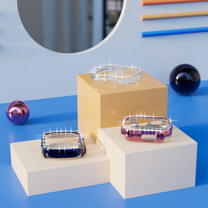 For Apple Watch Ultra 3 / 2 / 1 49mm Diamond Hollow PC Watch Case(Transparent) by buy2fix