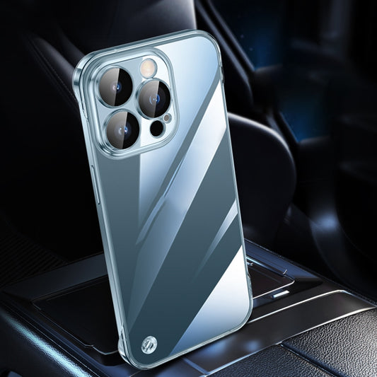 For iPhone 13 Pro Electroplating Frameless Clear PC Phone Case(Transparent) by buy2fix