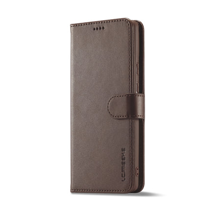 For Google Pixel 7 LC.IMEEKE Calf Texture Horizontal Flip Leather Case(Brown) - Google Cases by LC.IMEEKE | Online Shopping UK | buy2fix