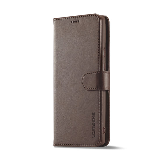 For Google Pixel 7 LC.IMEEKE Calf Texture Horizontal Flip Leather Case(Brown) - Google Cases by LC.IMEEKE | Online Shopping UK | buy2fix
