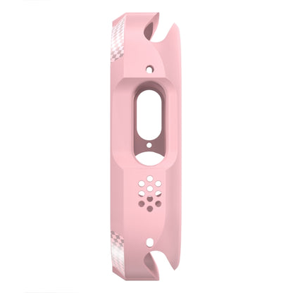 Carbon Fiber Shockproof Case For Apple Watch Series 9 / 8 / 7 45mm(Pink) by buy2fix