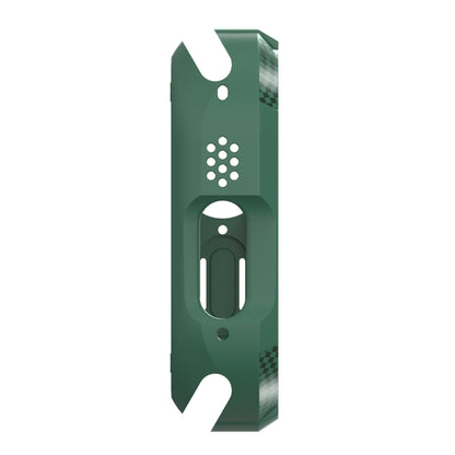 Carbon Fiber Shockproof Case For Apple Watch Series 9 / 8 / 7 45mm(Green) by buy2fix