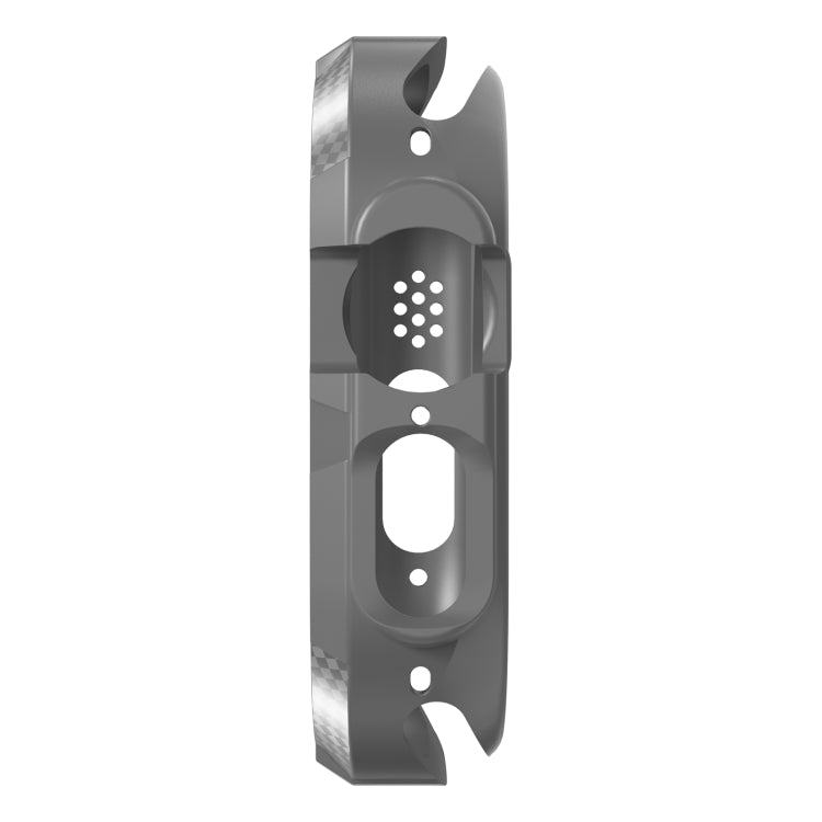 Carbon Fiber Shockproof Case For Apple Watch Series 9 / 8 / 7 45mm(Grey) by buy2fix