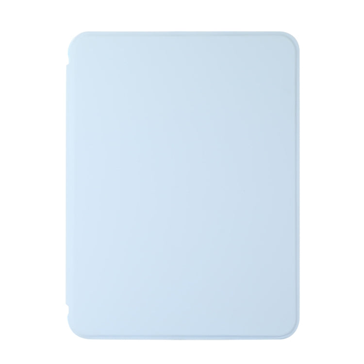 For iPad Air 5 2022 / 4 2020 Acrylic Rotatable Holder Tablet Leather Case(Light Blue) - iPad Air (2022) / (2020) 10.9 Cases by buy2fix | Online Shopping UK | buy2fix