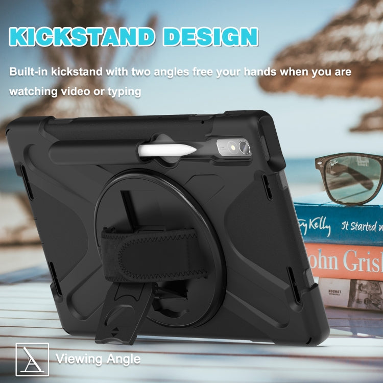 For Lenovo Pad Pro 11.2 2022 TB-138FC/132FU Silicone + PC Protective Tablet Case(Black) - Lenovo by buy2fix | Online Shopping UK | buy2fix