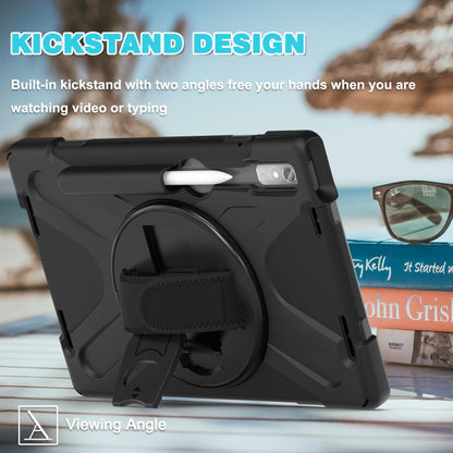 For Lenovo Pad Pro 11.2 2022 TB-138FC/132FU Silicone + PC Protective Tablet Case(Black) - Lenovo by buy2fix | Online Shopping UK | buy2fix
