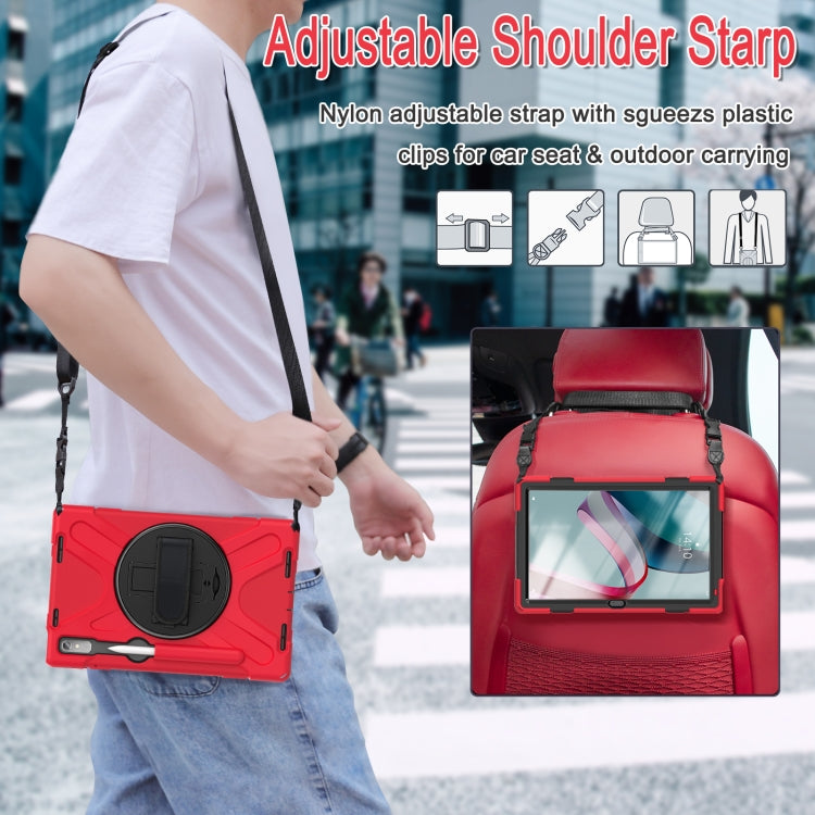 For Lenovo Pad Pro 11.2 2022 TB-138FC/132FU Silicone + PC Protective Tablet Case(Red) - Lenovo by buy2fix | Online Shopping UK | buy2fix