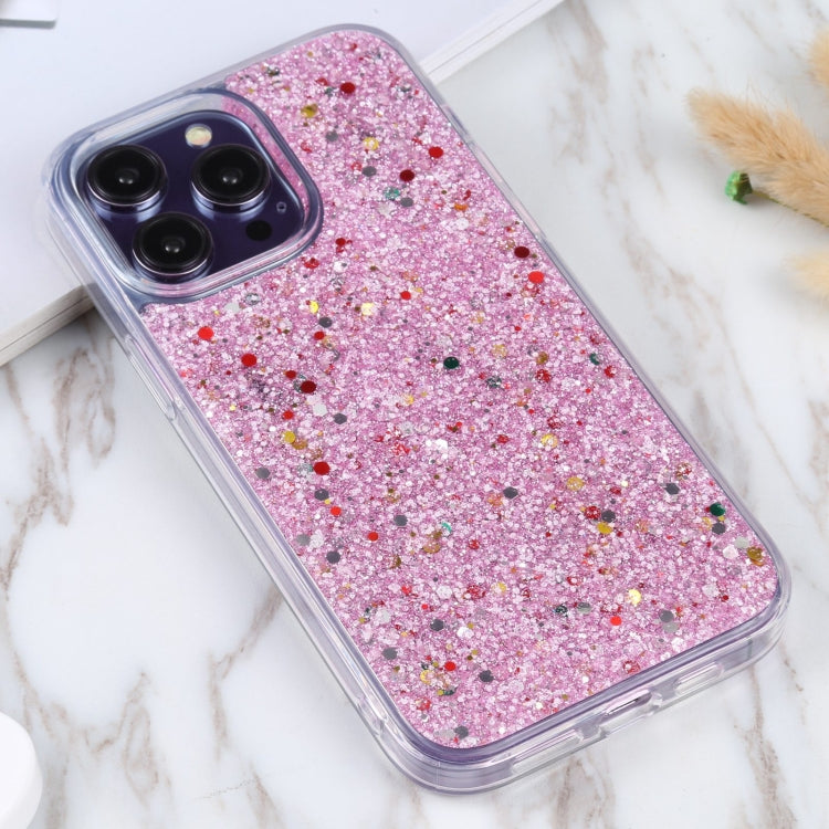 For iPhone 14 Pro Max DFANS DESIGN Starlight Shining TPU+PC Phone Case(Pink) - iPhone 14 Pro Max Cases by DFANS DESIGN | Online Shopping UK | buy2fix