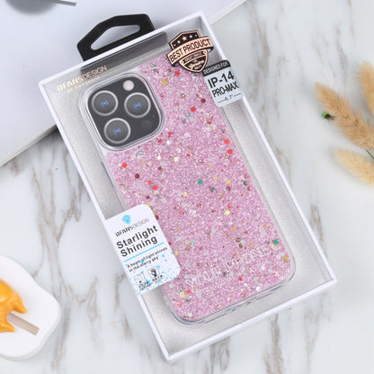 For iPhone 14 Pro Max DFANS DESIGN Starlight Shining TPU+PC Phone Case(Pink) - iPhone 14 Pro Max Cases by DFANS DESIGN | Online Shopping UK | buy2fix