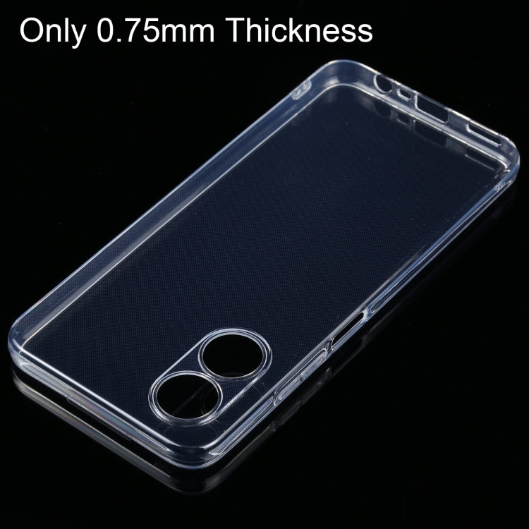For OPPO A17 Ultra-thin Transparent TPU Phone Case by buy2fix