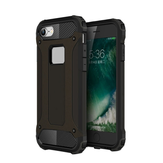 For iPhone 8 Magic Armor TPU + PC Combination Phone Case(Black) by buy2fix