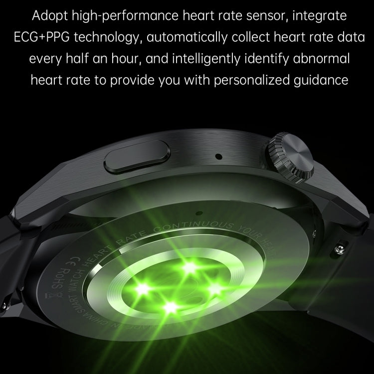 MD3MAX 1.39 inch Round Screen Steel Strap Smart Watch Supports Heart Rate Monitoring/Blood Oxygen Monitoring(Black) by buy2fix