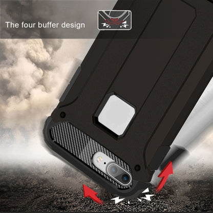 For iPhone 8 Plus Magic Armor TPU + PC Combination Phone Case(Black) by buy2fix