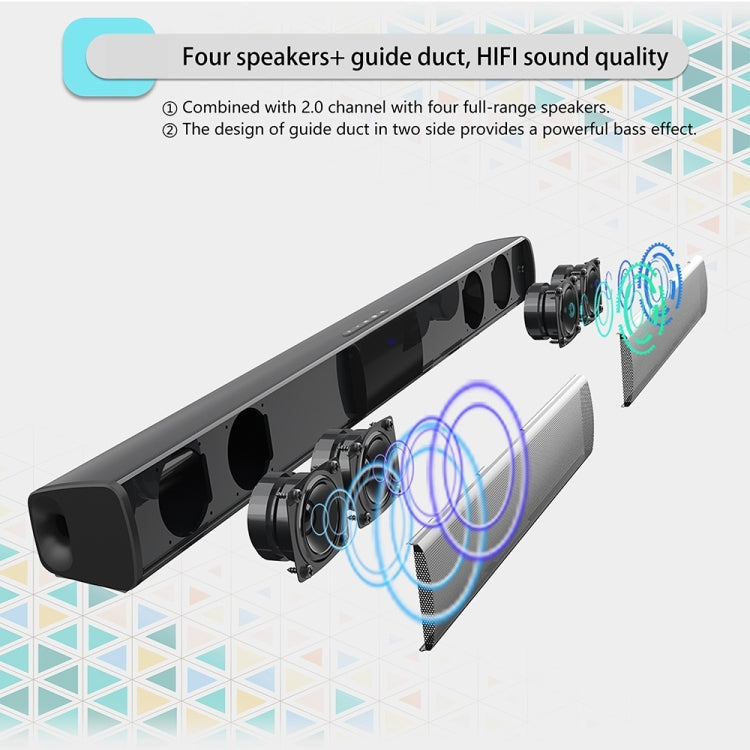BS-28E RGB Colorful Atmosphere Light Bluetooth Speaker - Desktop Speaker by buy2fix | Online Shopping UK | buy2fix