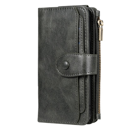 For iPhone 6 / 7 / 8 Multifunctional Retro Detachable Magnetic Horizontal Flip Leather Case with Card Slots & Holder & Wallet & Photo Frame(Dark Green) - More iPhone Cases by buy2fix | Online Shopping UK | buy2fix