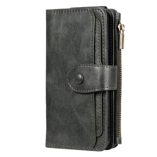 For iPhone 6 / 7 / 8 Multifunctional Retro Detachable Magnetic Horizontal Flip Leather Case with Card Slots & Holder & Wallet & Photo Frame(Dark Green) - More iPhone Cases by buy2fix | Online Shopping UK | buy2fix