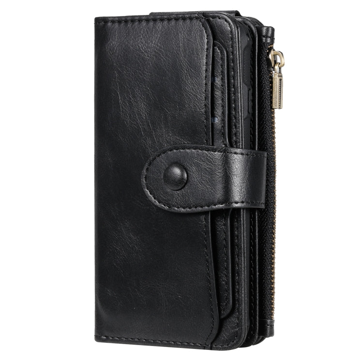 For iPhone 6 / 7 / 8 Multifunctional Retro Detachable Magnetic Horizontal Flip Leather Case with Card Slots & Holder & Wallet & Photo Frame(Black) - More iPhone Cases by buy2fix | Online Shopping UK | buy2fix