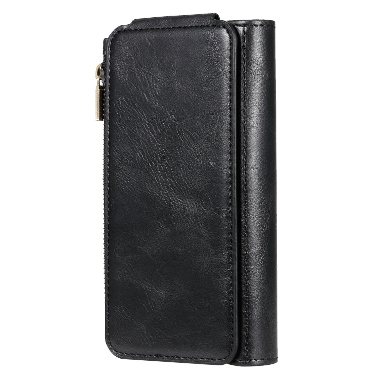 For iPhone 6 / 7 / 8 Multifunctional Retro Detachable Magnetic Horizontal Flip Leather Case with Card Slots & Holder & Wallet & Photo Frame(Black) - More iPhone Cases by buy2fix | Online Shopping UK | buy2fix