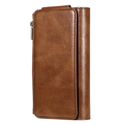 For iPhone 6 / 7 / 8 Multifunctional Retro Detachable Magnetic Horizontal Flip Leather Case with Card Slots & Holder & Wallet & Photo Frame(Brown) - More iPhone Cases by buy2fix | Online Shopping UK | buy2fix