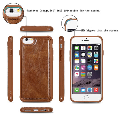 For iPhone 6 / 7 / 8 Multifunctional Retro Detachable Magnetic Horizontal Flip Leather Case with Card Slots & Holder & Wallet & Photo Frame(Brown) - More iPhone Cases by buy2fix | Online Shopping UK | buy2fix