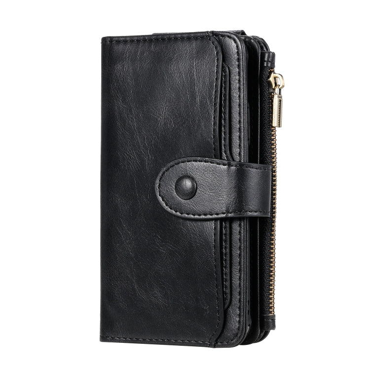 For iPhone X / XS Multifunctional Retro Detachable Magnetic Horizontal Flip Leather Case with Card Slots & Holder & Wallet & Photo Frame(Black) - More iPhone Cases by buy2fix | Online Shopping UK | buy2fix