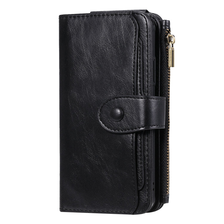 For iPhone XR Multifunctional Retro Detachable Magnetic Horizontal Flip Leather Case with Card Slots & Holder & Wallet & Photo Frame(Black) - More iPhone Cases by buy2fix | Online Shopping UK | buy2fix