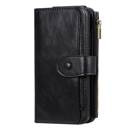 For iPhone XR Multifunctional Retro Detachable Magnetic Horizontal Flip Leather Case with Card Slots & Holder & Wallet & Photo Frame(Black) - More iPhone Cases by buy2fix | Online Shopping UK | buy2fix