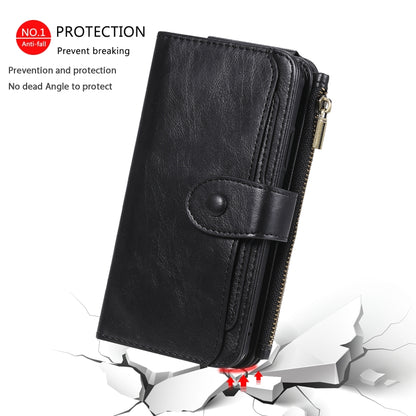 For iPhone XR Multifunctional Retro Detachable Magnetic Horizontal Flip Leather Case with Card Slots & Holder & Wallet & Photo Frame(Black) - More iPhone Cases by buy2fix | Online Shopping UK | buy2fix