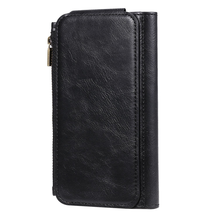 For iPhone XR Multifunctional Retro Detachable Magnetic Horizontal Flip Leather Case with Card Slots & Holder & Wallet & Photo Frame(Black) - More iPhone Cases by buy2fix | Online Shopping UK | buy2fix