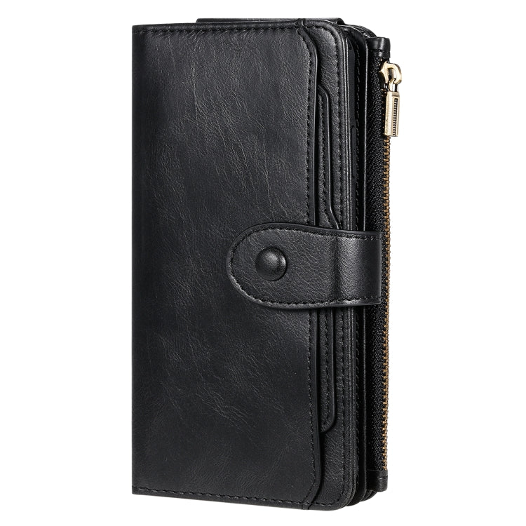 For iPhone XS Max Multifunctional Retro Detachable Magnetic Horizontal Flip Leather Case with Card Slots & Holder & Wallet & Photo Frame(Black) - More iPhone Cases by buy2fix | Online Shopping UK | buy2fix