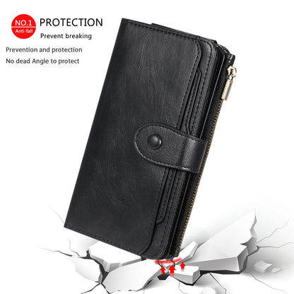 For iPhone XS Max Multifunctional Retro Detachable Magnetic Horizontal Flip Leather Case with Card Slots & Holder & Wallet & Photo Frame(Black) - More iPhone Cases by buy2fix | Online Shopping UK | buy2fix