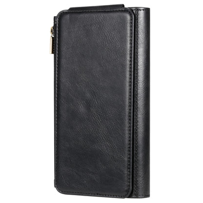 For iPhone XS Max Multifunctional Retro Detachable Magnetic Horizontal Flip Leather Case with Card Slots & Holder & Wallet & Photo Frame(Black) - More iPhone Cases by buy2fix | Online Shopping UK | buy2fix