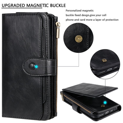 For iPhone XS Max Multifunctional Retro Detachable Magnetic Horizontal Flip Leather Case with Card Slots & Holder & Wallet & Photo Frame(Black) - More iPhone Cases by buy2fix | Online Shopping UK | buy2fix