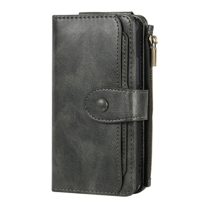 For iPhone 11 Pro Multifunctional Retro Detachable Magnetic Horizontal Flip Leather Case with Card Slots & Holder & Wallet & Photo Frame(Dark Green) - iPhone 11 Pro Max Cases by buy2fix | Online Shopping UK | buy2fix